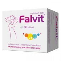 Falvit 30 tabletek witaminy kobieta żelazo