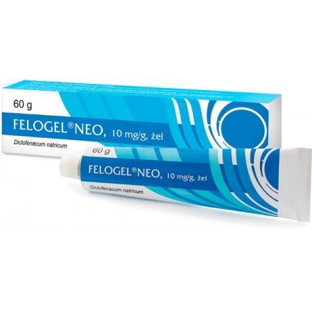 Felogel Neo diclofenac voltaren 10 mg/g, 60 g
