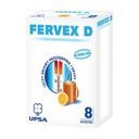 Fervex D bez cukru 8 saszetek grypa przeziębienie