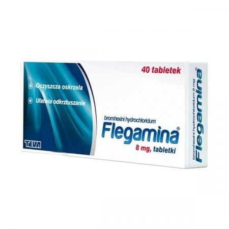 Flegamina 8 mg, 40 tabletek