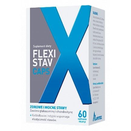 Flexistav Caps 60 kaps stawy kości glukozamina