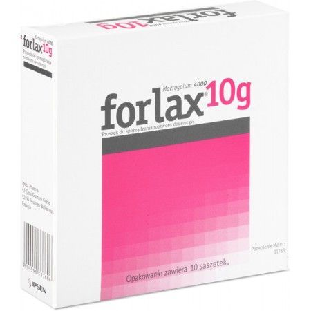 Forlax 10 g, 10 saszetek przeczyszczające zaparcia