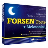 Forsen Forte z Melatoniną, 30 kapsułek sen noc