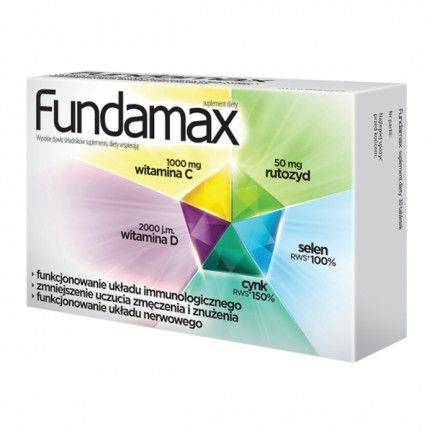 Fundamax, 30 tabletek odporność witaminy cynk