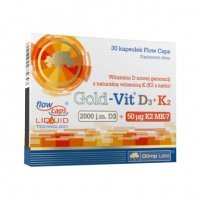 Gold-Vit D3 2000 j.m. + K2 50 mg 30 kaps odporność