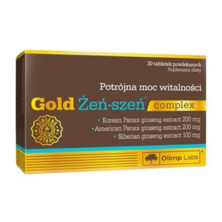 Gold Żeń-szeń complex, 30 tabletek powlekanych