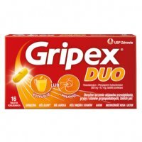 Gripex Duo 500 mg + 6,1 mg, 16 tabl powl