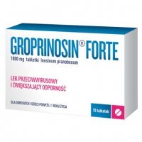 Groprinosin Forte 1000 mg 10 tabl odporność wirusy grypa