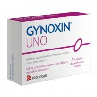 Gynoxin Uno 600 mg, kapsułka dopochwowa, 1 sztuka