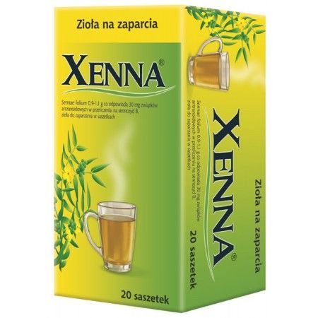 Herbatka Xenna, 20 saszetek x 0,9-1,1 g, 20 saszetek