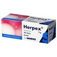 Herpex 50 mg/g opryszczka  krem 2 g