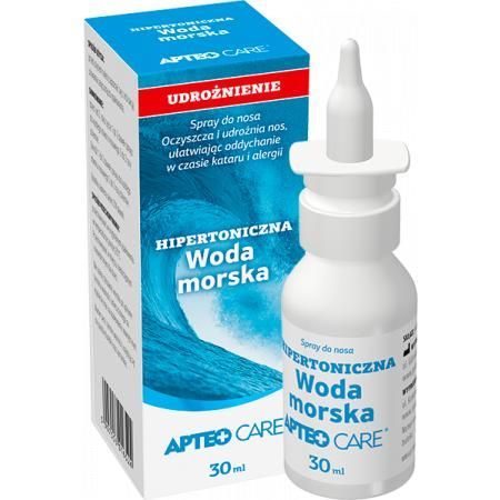 Hipertoniczna woda morska APTEO CARE, 30 ml