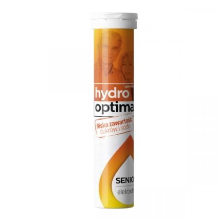 Hydro Optima Senior, elektrolity, 20 tabletek musujących elektrolity