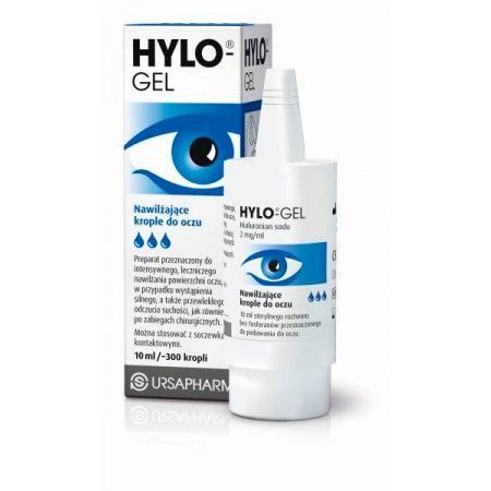 Hylo-Gel, krople do oczu, 10 ml nawilżenie