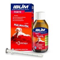 Ibum Forte 200mg/5ml zawiesina smak malinowy 100 g