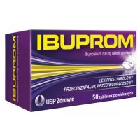 Ibuprom 200 mg ibuprofen 50 tabletek