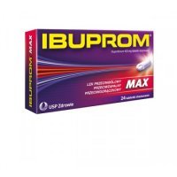 Ibuprom Max ból gorączka 24 tabletek drażowanych