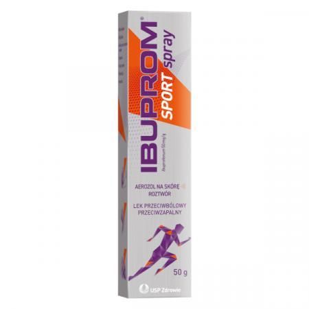 Ibuprom Sport spray 50 mg/g, aerozol na skórę, 50 g