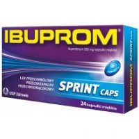 Ibuprom Sprint Caps 200 mg, 24 kapsułek
