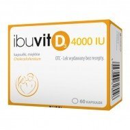 Ibuvit D3 4000 IU, 60 kapsułek odporność LEK