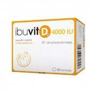 Ibuvit D3 4000 IU, 90 kapsułek odporność LEK