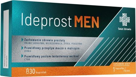 IDEPROST MEN 30 szt mężczyzna prostata dynia