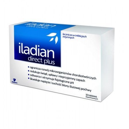 Iladian direct plus, 10 tabletek dopochwowych dla kobiet