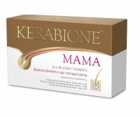 Kerabione Mama dla włosów kobiet w ciąży i karmiących 60 tabletek