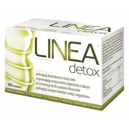Linea Detox, 60 tabletek odchudzanie toksyny