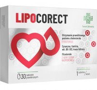 LIPOCORECT 30 szt prawidłowy cholesterol miażdżca