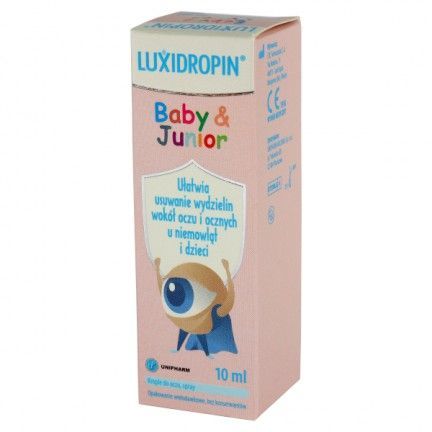 Luxidropin Baby & Junior, krople do oczu, 10 ml