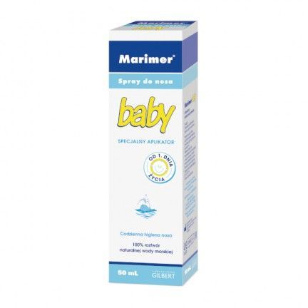 Marimer Baby izotoniczny spray do nosa 100 ml katar