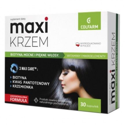 Maxi Krzem, 30 kapsułek włosy skóra paznokcie