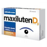 Maxiluten D3, 30 tabletek witaminy oczy