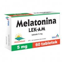 Melatonina LEK-AM 5 mg, 60 tabletek sen noc
