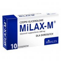 Milax-M dla dorosłych, 2,5 g x 10 sztuk czopki glicerolowe