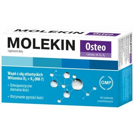 Molekin Osteo, 60 tabletek powlekanych osteoporoza