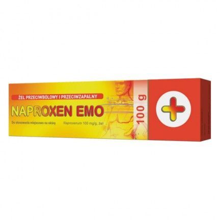 Naproxen Emo, żel 10%, 100 g ból naproxen