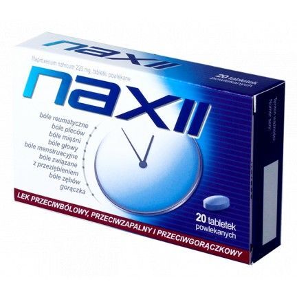 Naxii 220 mg, 20 tabl powl stawy mięśnie ból