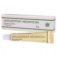 Neomycinum maść 0,5% 5 g rany uczulenia antybiotyk