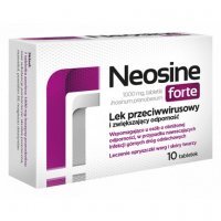 Neosine forte, 1000 mg, 10 tabl. odporność grypa