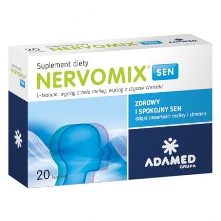 Nervomix Sen, 20 kapsułek chmiel melisa