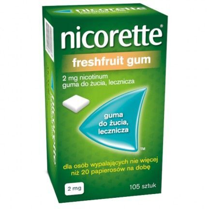 Nicorette freshfruit Gum 2 mg 105 gum do żucia