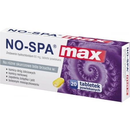 No-Spa Max 80 mg, 20 tabletek powlekanych