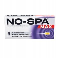 No-Spa Max 80 mg, 48 tabletek powlekanych