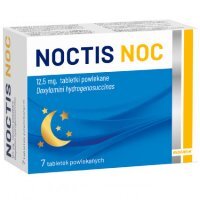 Noctis Noc 12,5 mg, 7 tabl powl bezsenność spanie