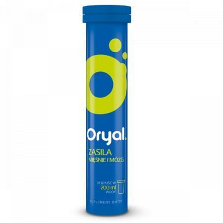 Oryal, 20 tabletek musujących elektrolity senior