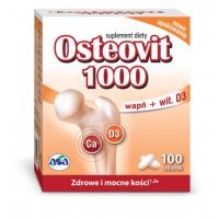 Osteovit 1000, 100 tabl MOCNE KOŚCI OSTEOPOROZA