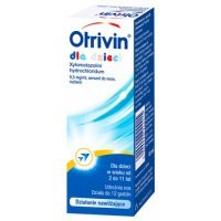 Otrivin dla dzieci; 0,5 mg/ml, aerozol do nosa, roztwór, 10 ml