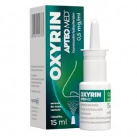 Oxyrin APTEO MED 0,5 mg/ml, aerozol do nosa, roztwór, 15 ml